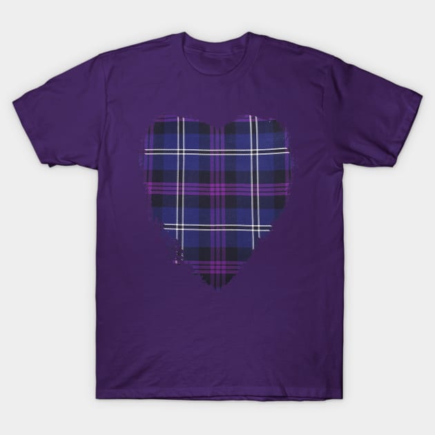 Heritage Tartan Heart T-Shirt by the kilt